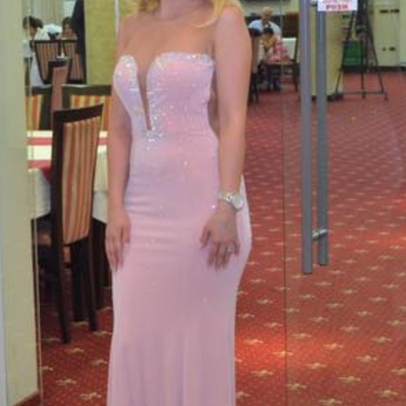 Pink Jovani Dress - Picture 1 of 4